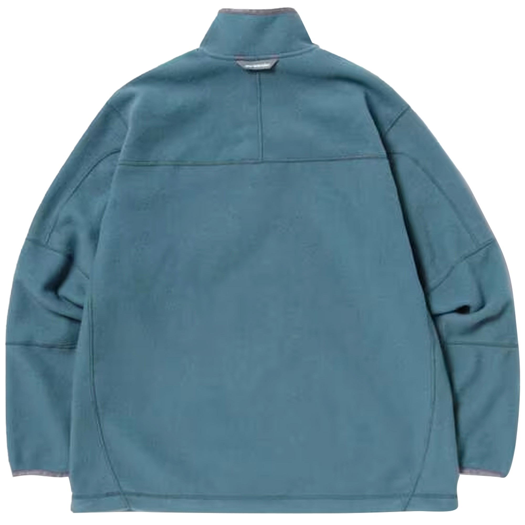 And Wander Wool Fleece Pullover - Blue Gray