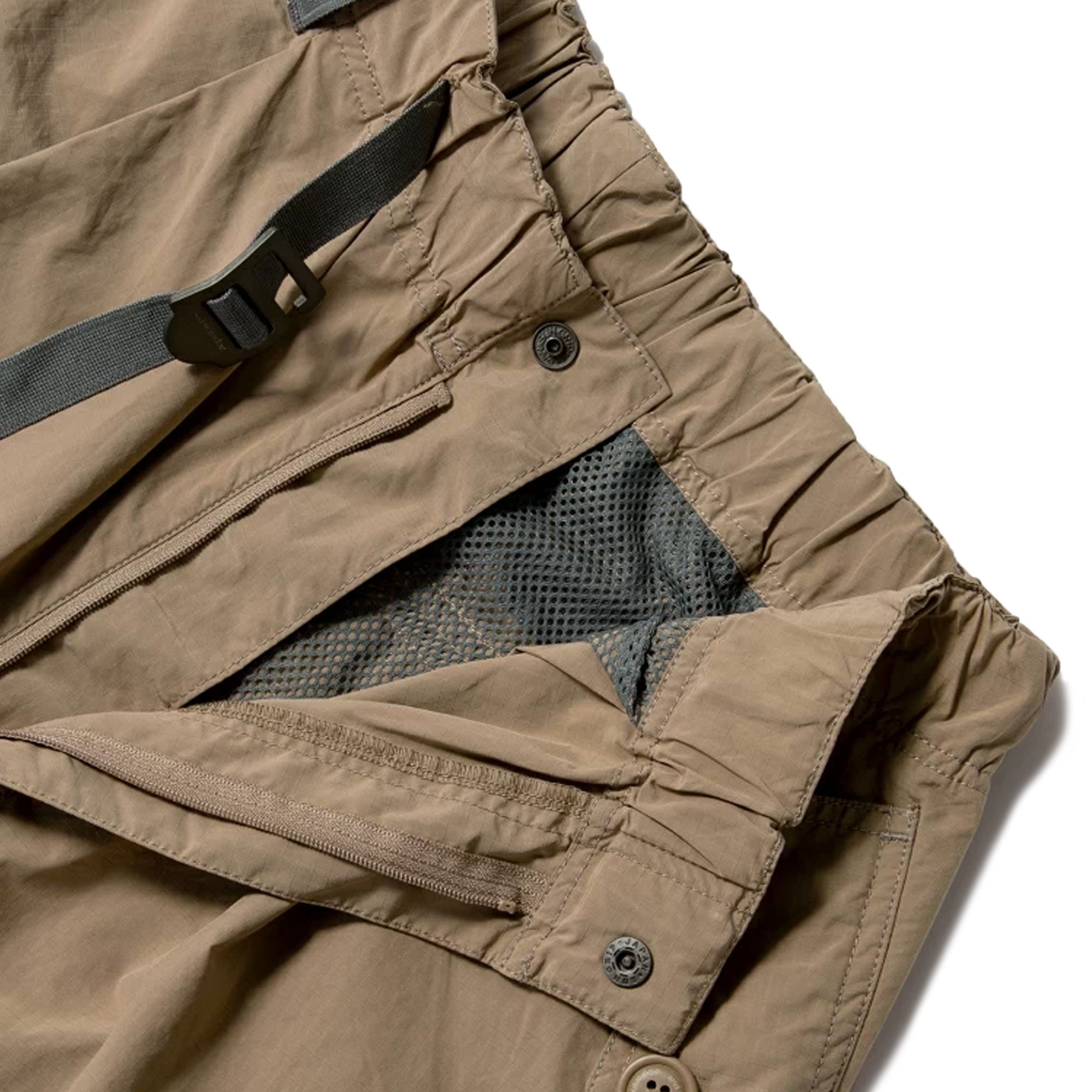 And Wander Oversized Cargo Pants 2 - Beige