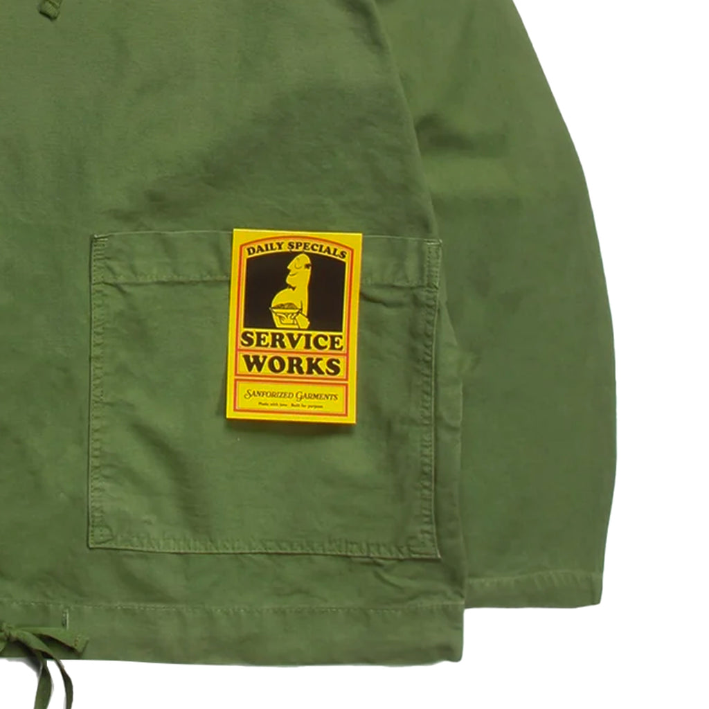 Service Works Market Canvas Smock - Olive
