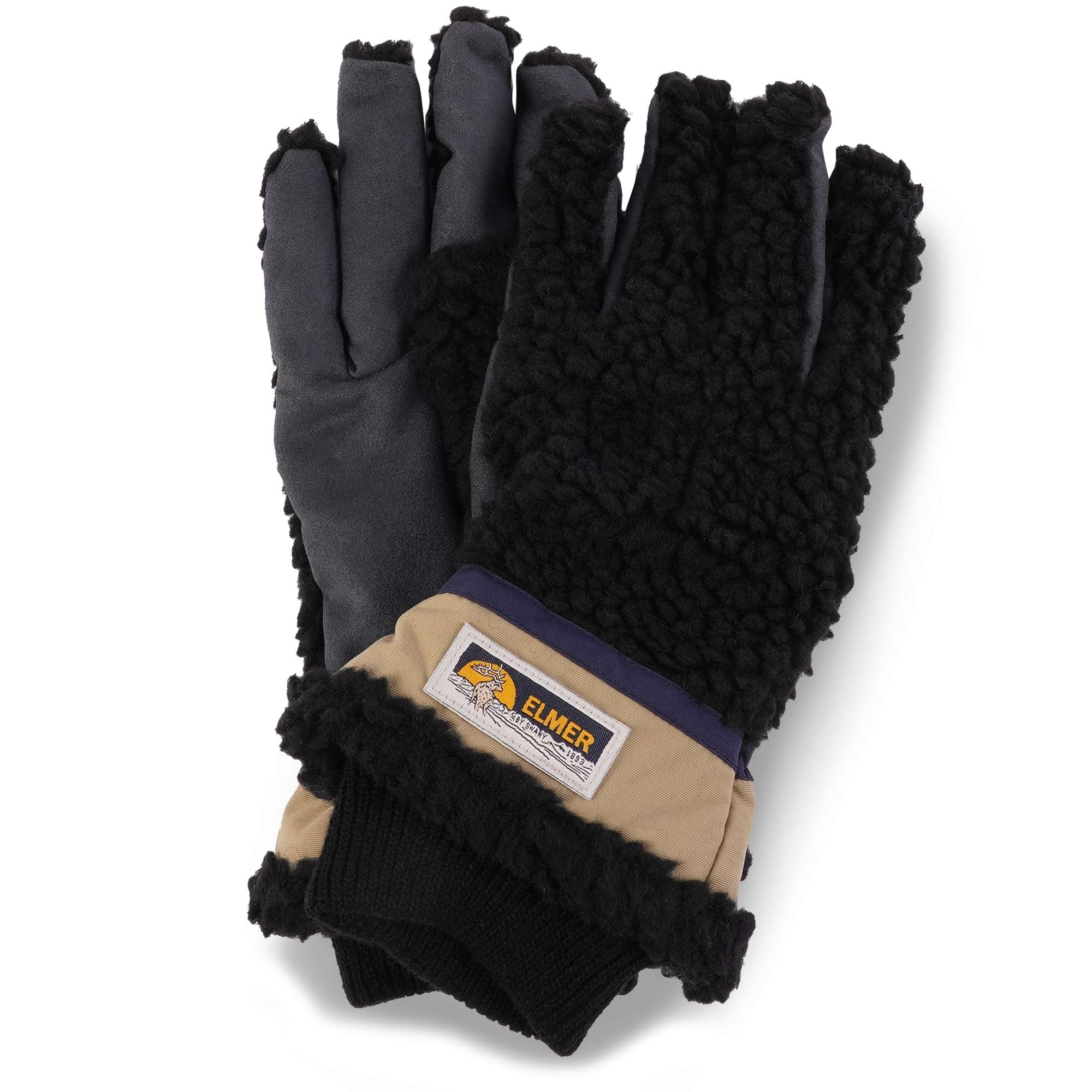 Elmer Gloves Teddy Fleece Gloves - Black