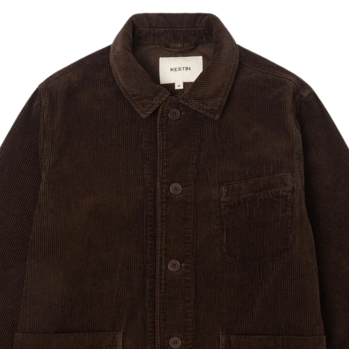 Kestin 8-Wale Organic Corduroy Huntly Jacket - Peat