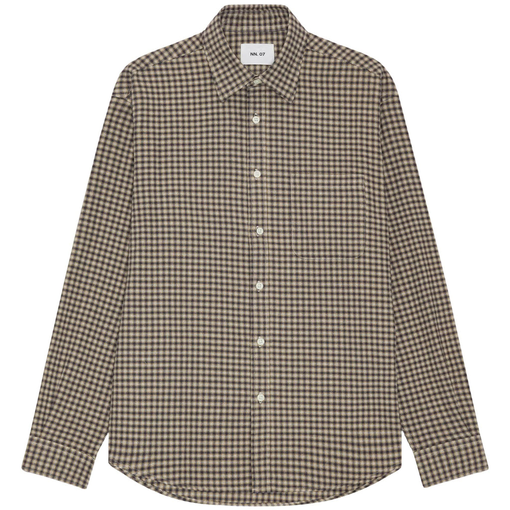 NN07 Deon Shirt - Sand Green