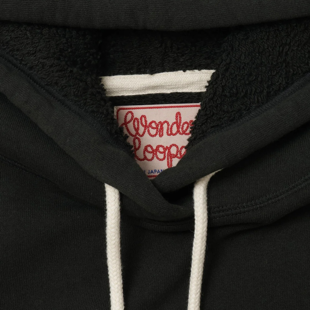 Wonder Looper Pullover Hoodie Super Looper French Terry - Sumi Black