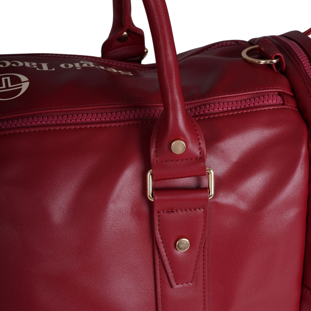 Sergio Tacchini x Stuarts x Stuarts Jorno Gym Holdall - Merlot/Buttercream