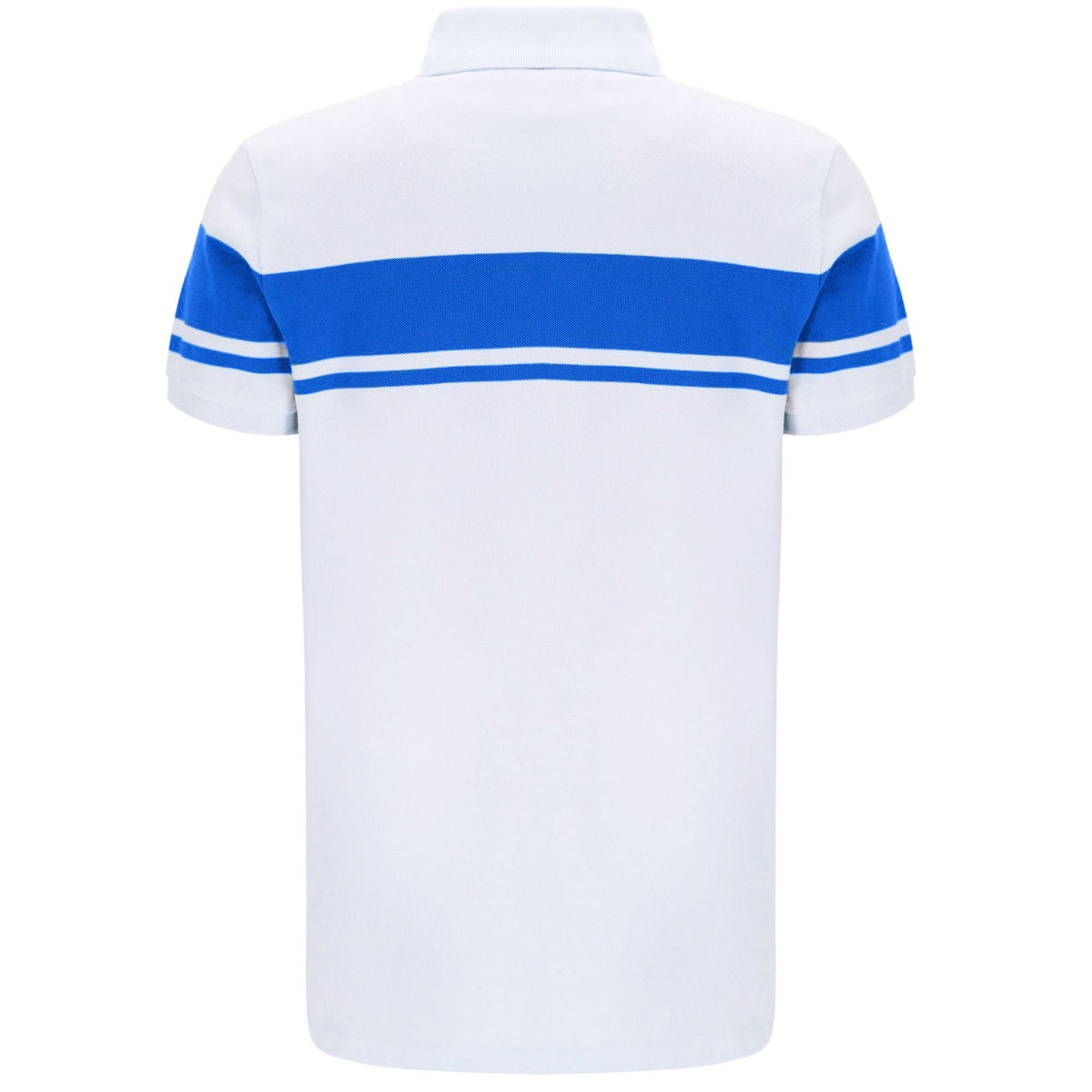 Sergio Tacchini Youngline Polo Shirt - White/Princess Blue
