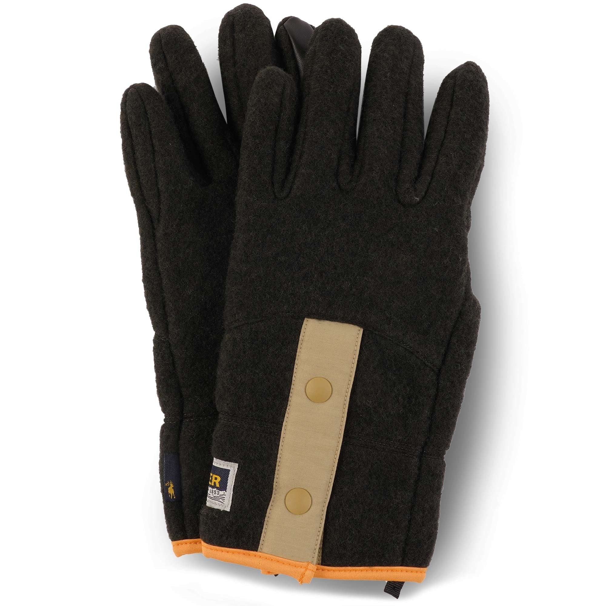 Elmer Gloves Recycled Wool Fleece Gloves - Khaki