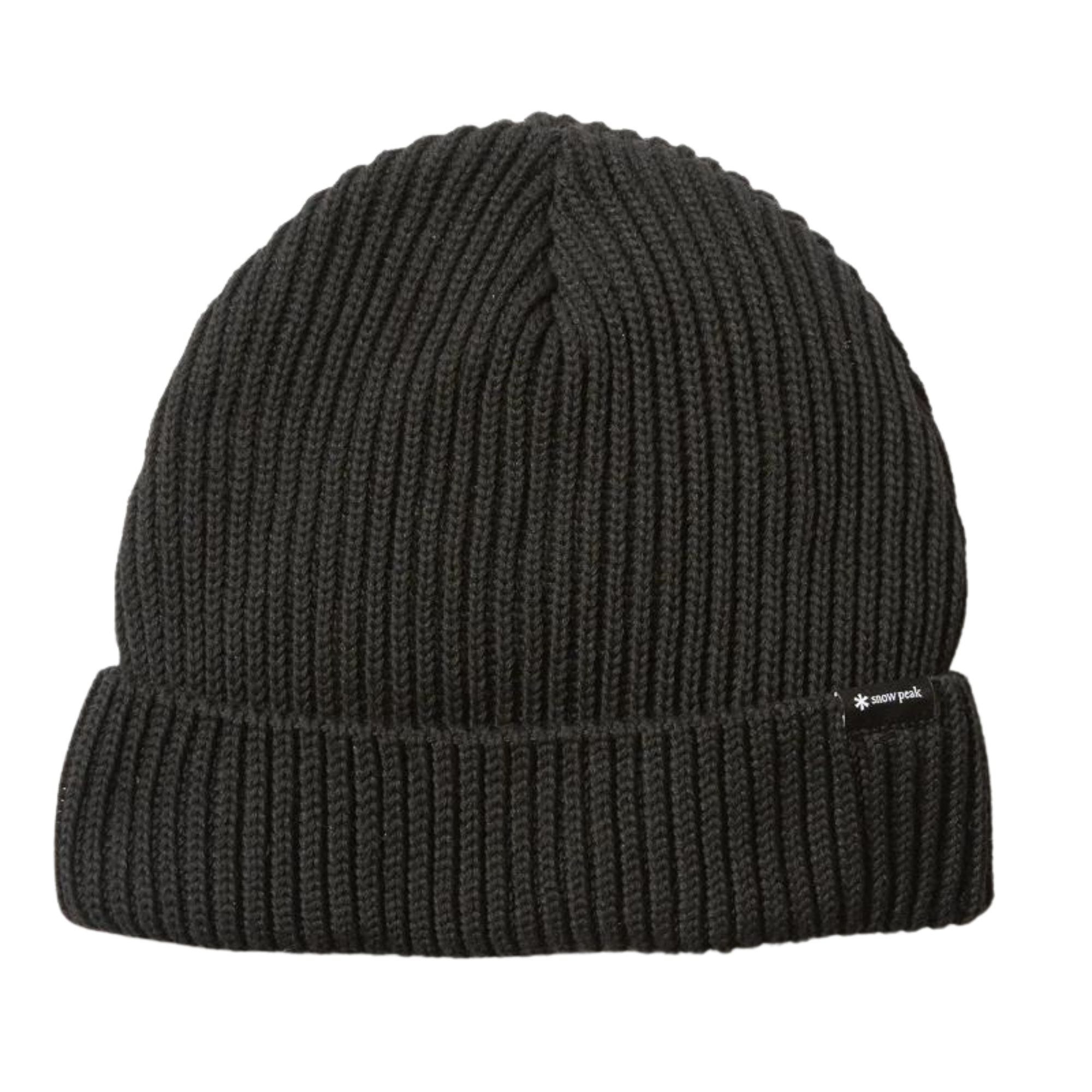 Snow Peak Pe/Co Knit Cap - Black