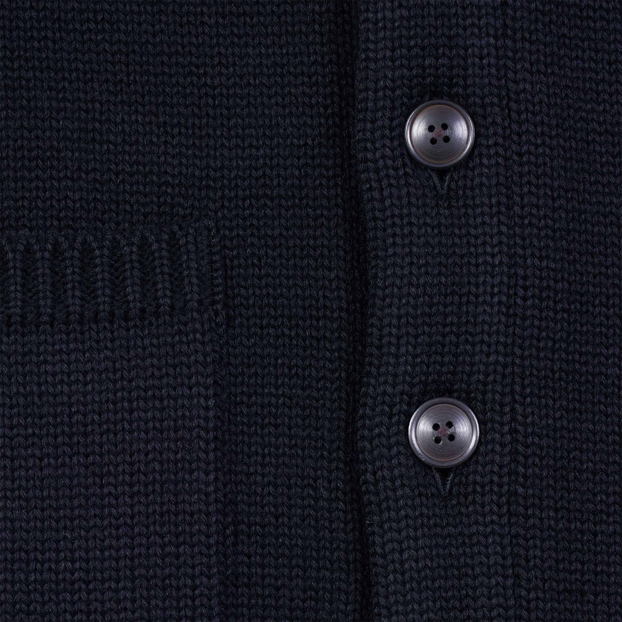 Nigel Cabourn Fisherman Cardigan - Dark Navy