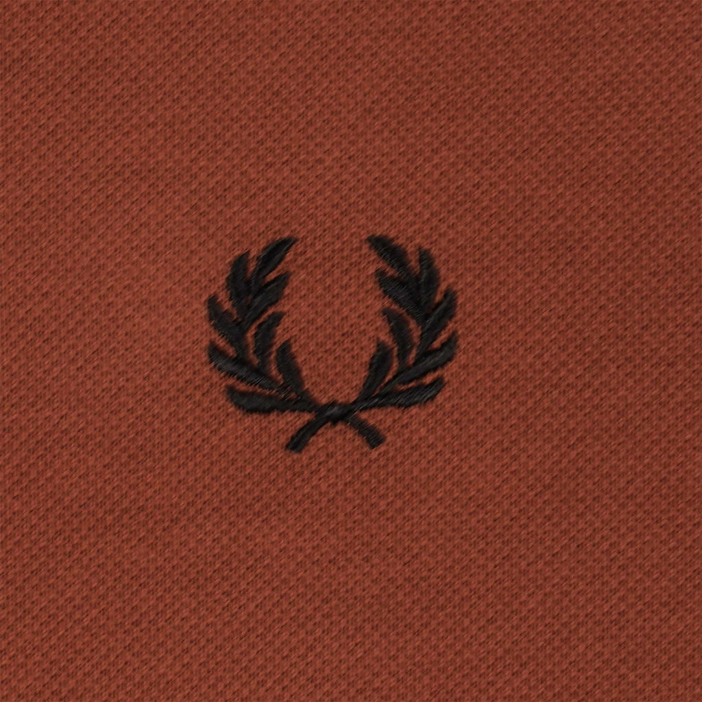 Fred Perry Panelled Polo Shirt - Whiskey Brown