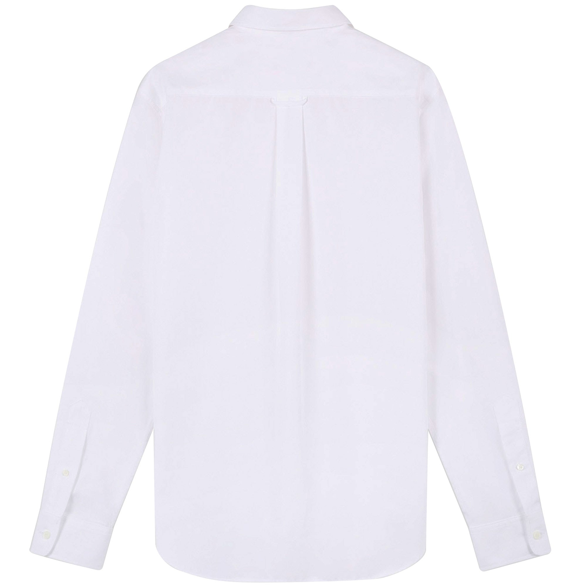 Maison Kitsune Classic Shirt with Baby Fox Head Logo - White
