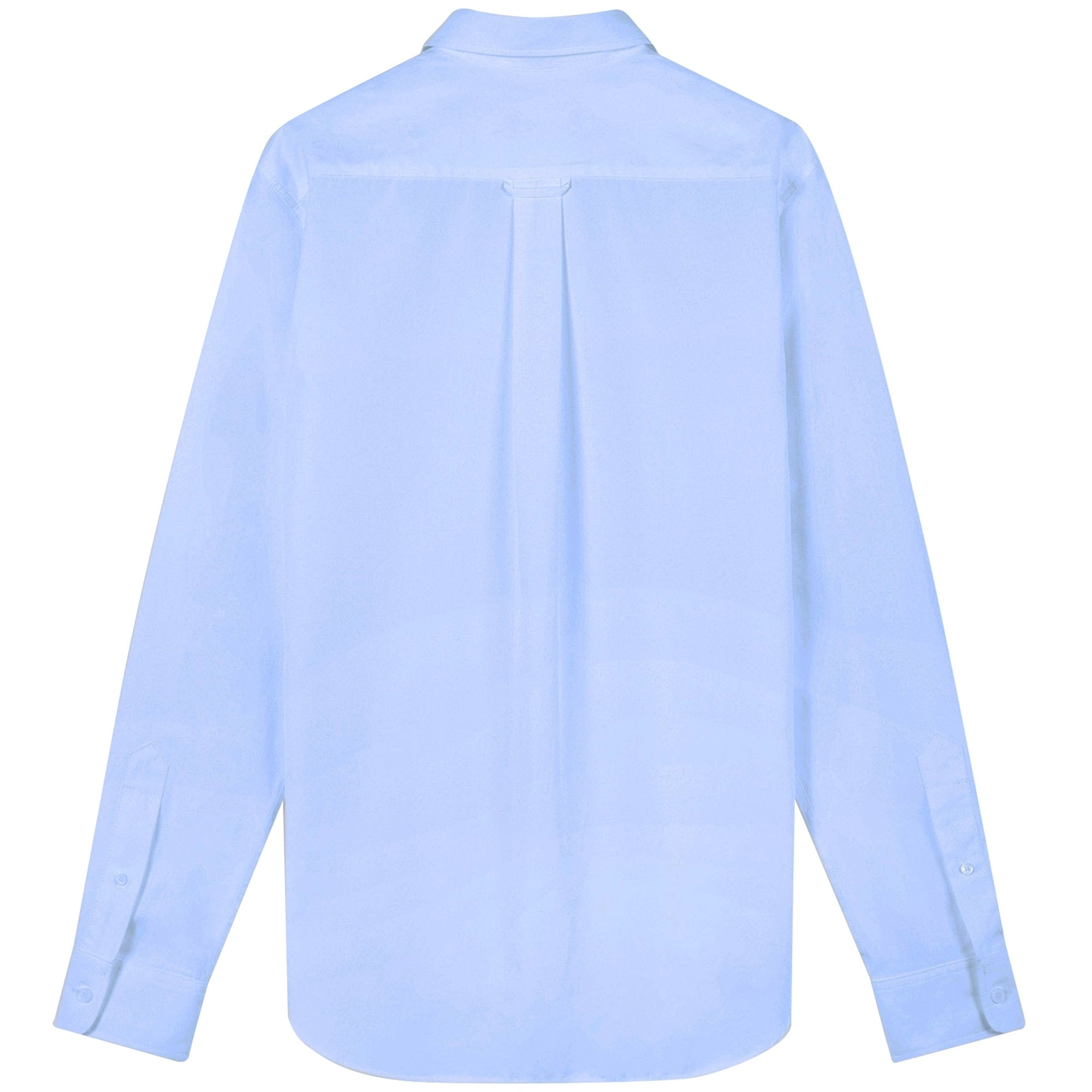 Maison Kitsune Classic Shirt with Baby Fox Head Logo - Light Blue