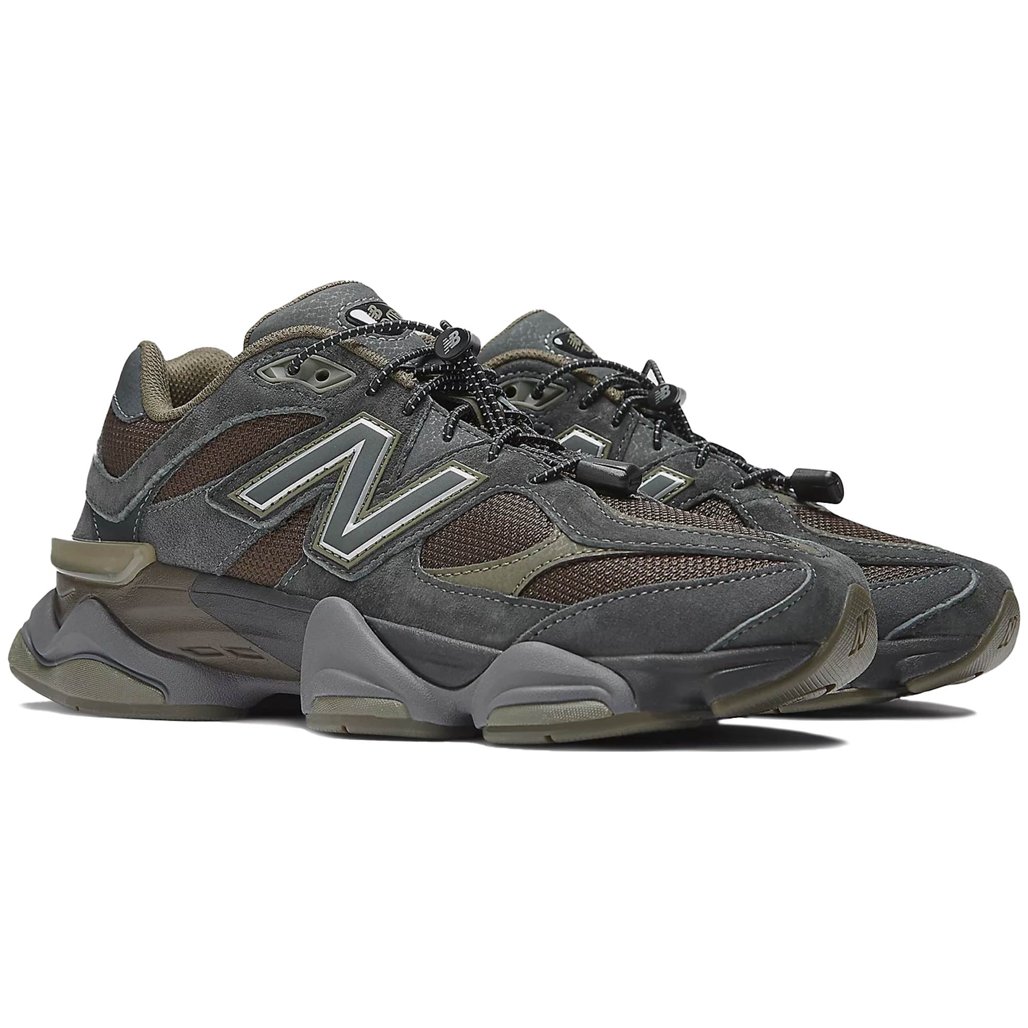 New Balance 9060 - Black and Moss