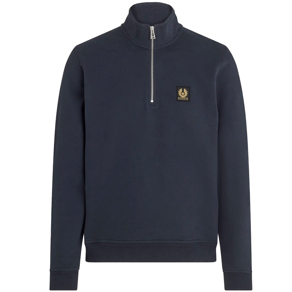 Belstaff Quarter Zip Sweatshirt - Dark Ink