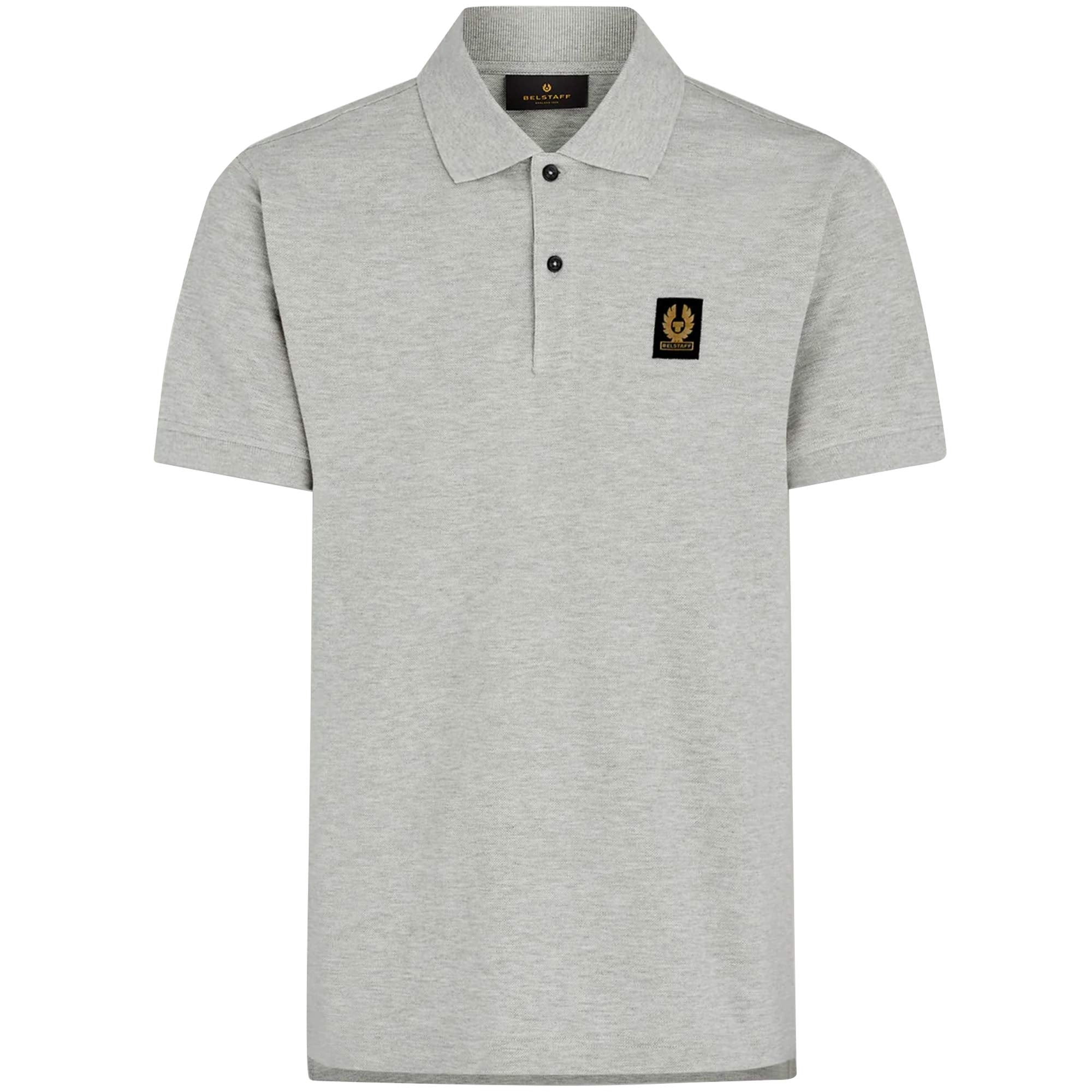 Belstaff Logo Polo Shirt - Grey Melange