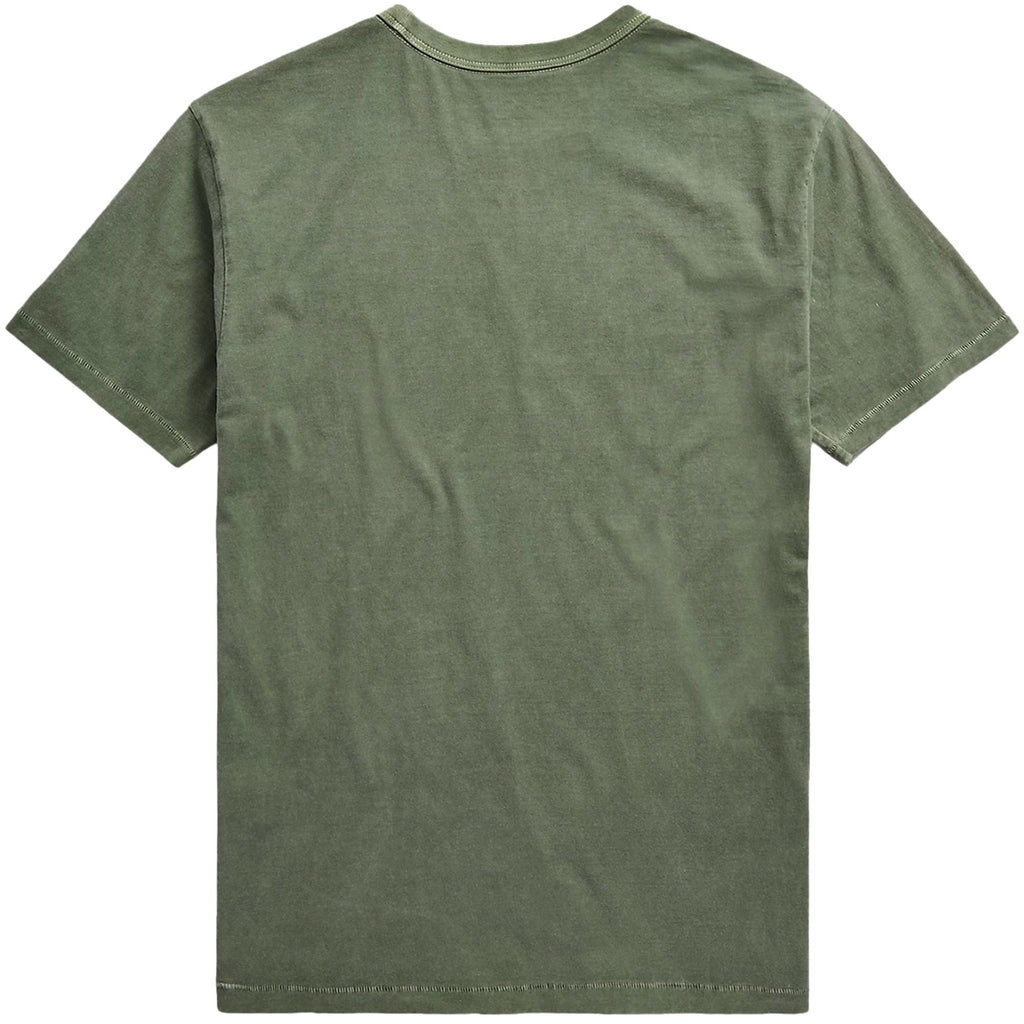 RRL by Ralph Lauren Garment-Dyed Crewneck T-Shirt -  Green