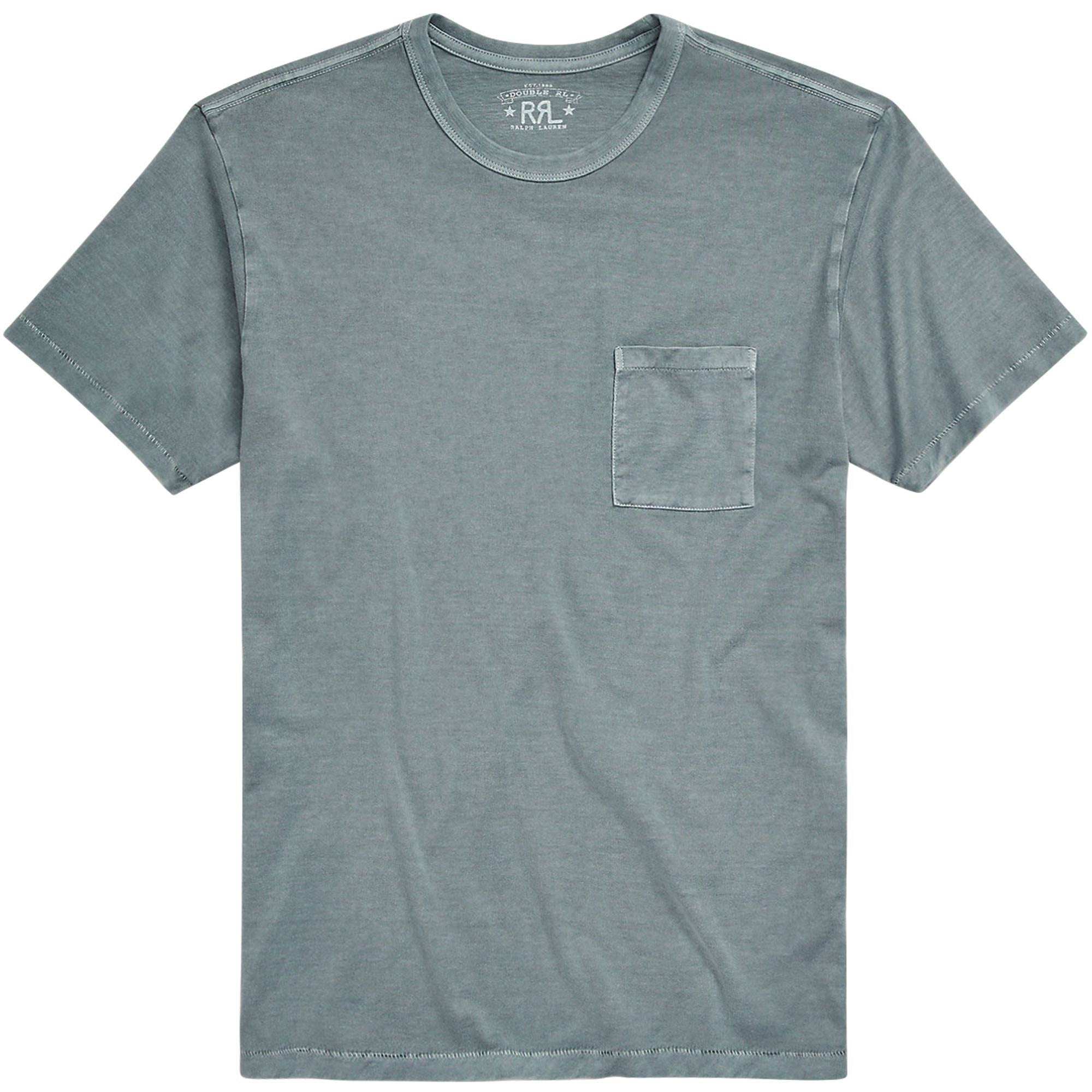 RRL by Ralph Lauren Garment-Dyed Pocket T-Shirt - Sea Green