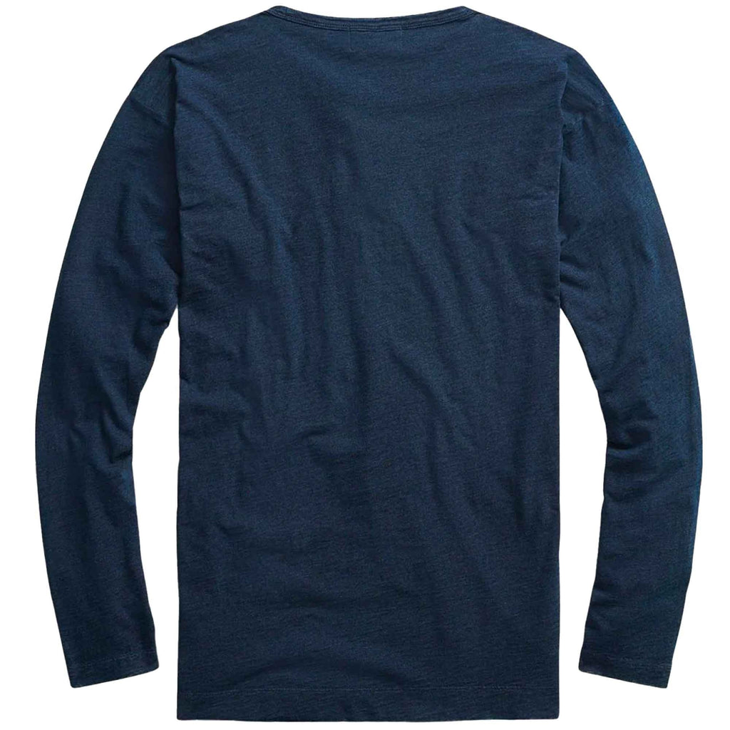 RRL by Ralph Lauren Long Sleeve T-Shirt - Indigo