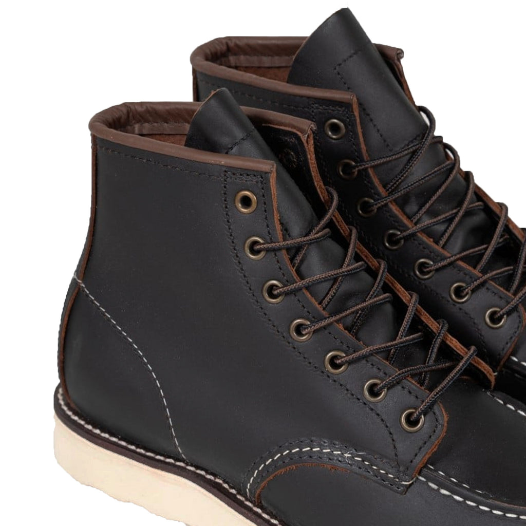 Classic Moc Toe Boots - Black