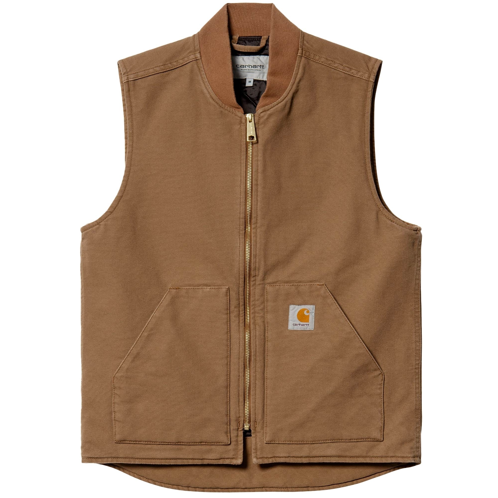 Carhartt WIP Classic Vest - Brown Rinsed