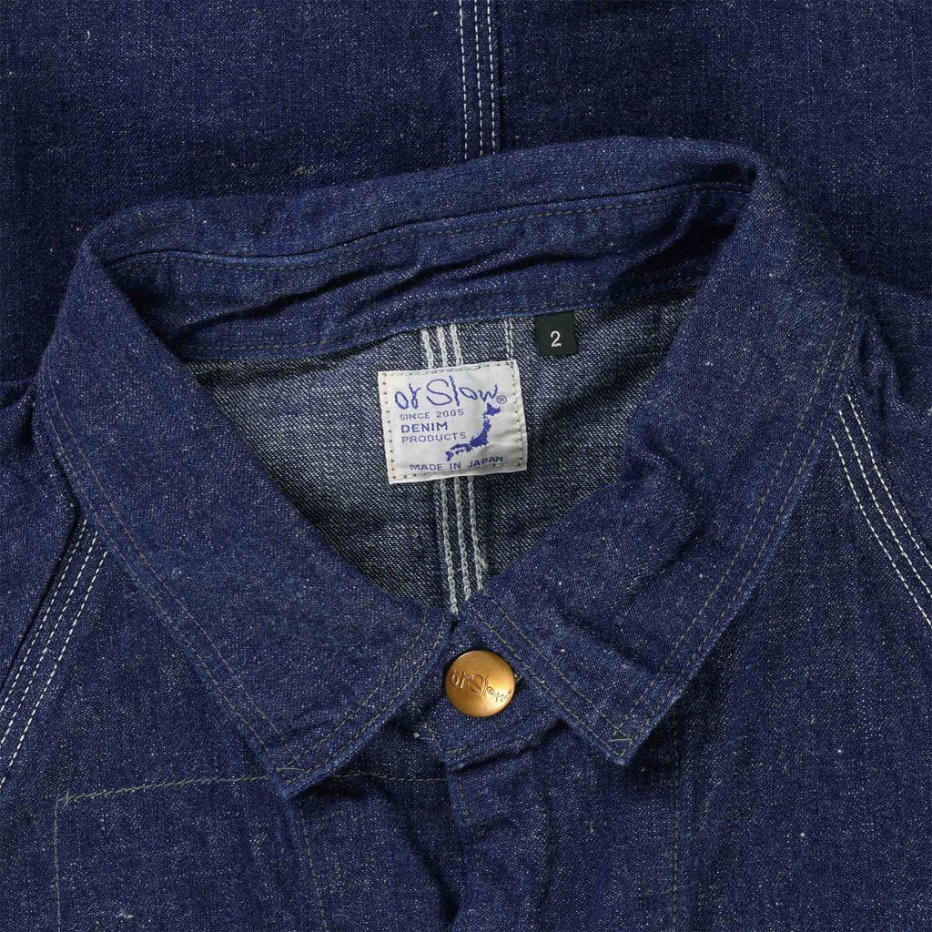 OrSlow 1950s Coverall Denim Jacket - One Wash