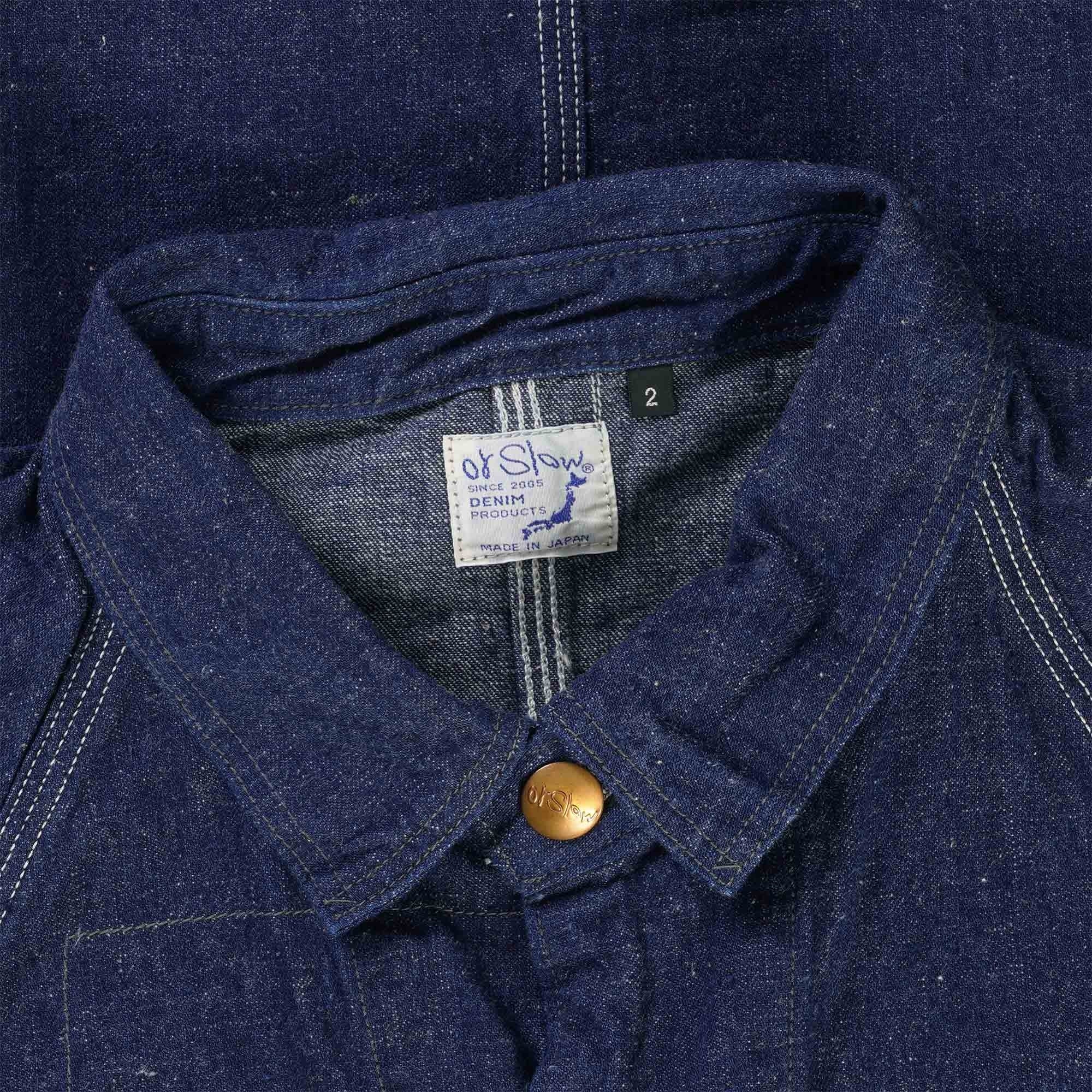 OrSlow 1950s Coverall Denim Jacket - One Wash