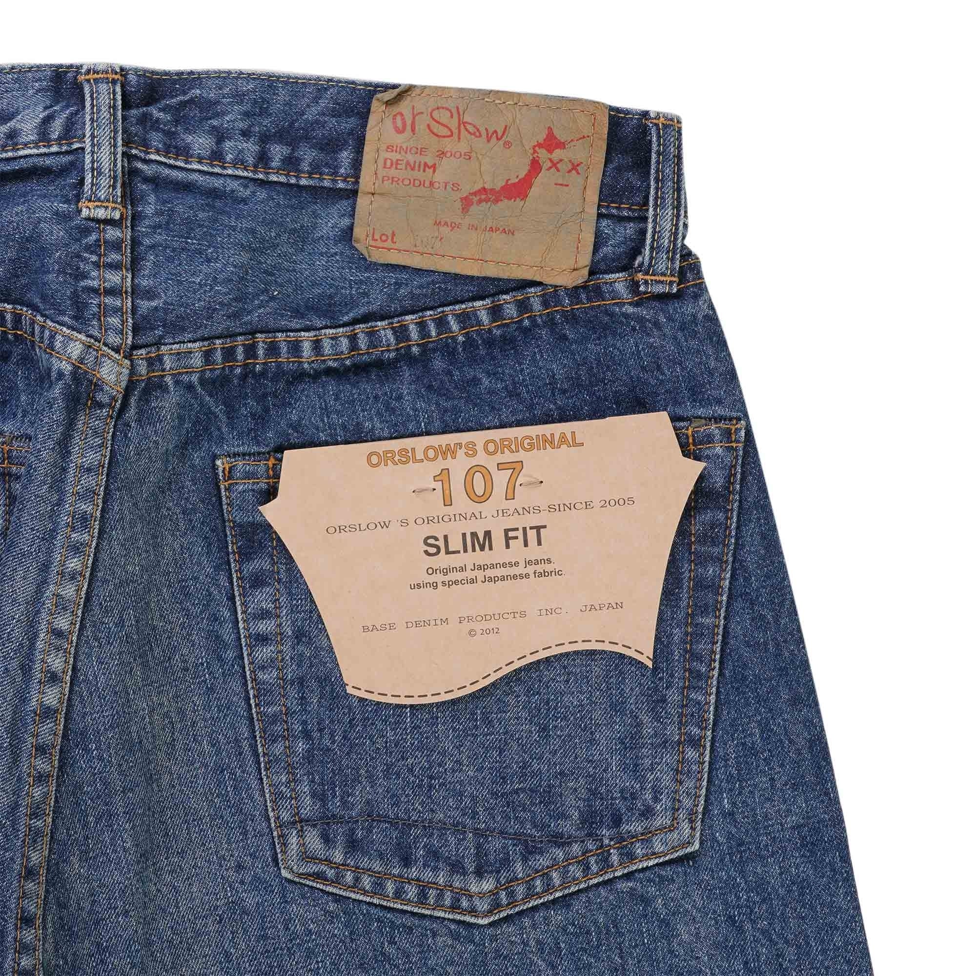 OrSlow 107 Ivy Fit Jeans - 2 Year Wash