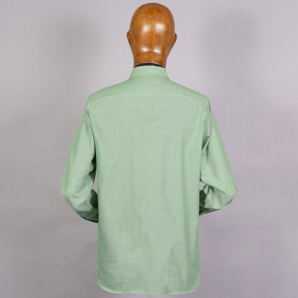 None Of The Above Long Sleeve Button Down Shirt - Sage