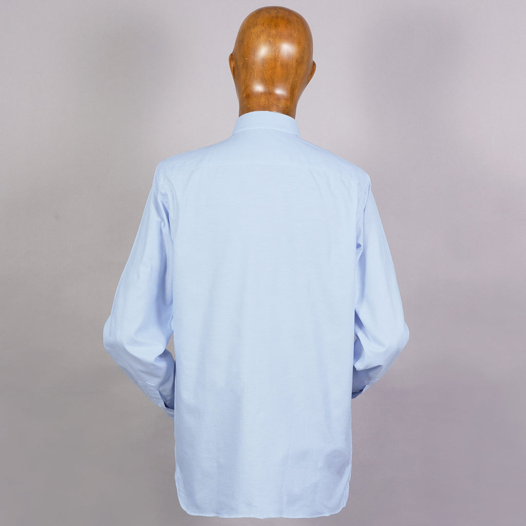 None Of The Above Long Sleeve Button Down Shirt - Blue