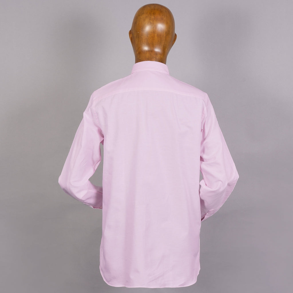 None Of The Above Long Sleeve Button Down Shirt - Pink