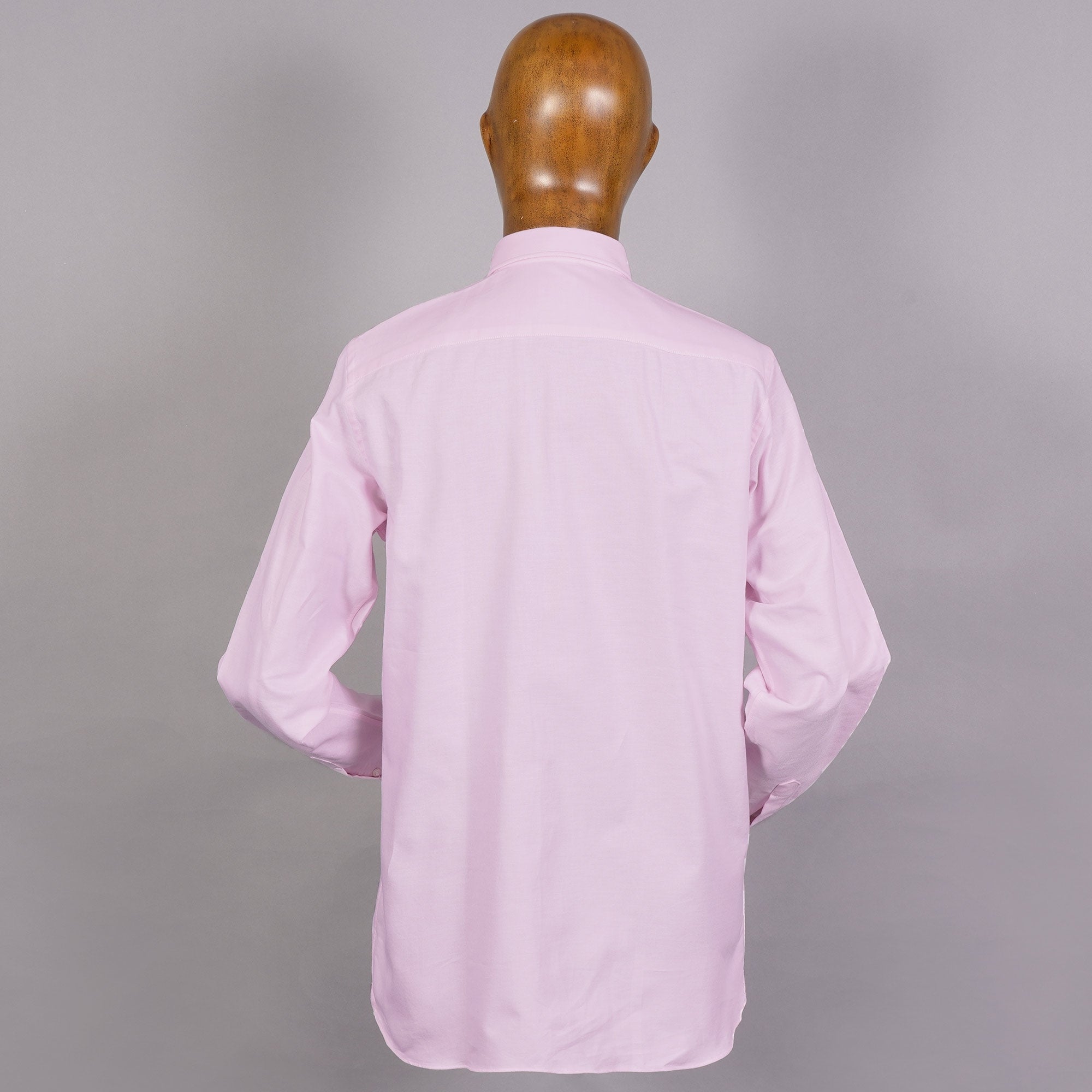 None Of The Above Long Sleeve Button Down Shirt - Pink