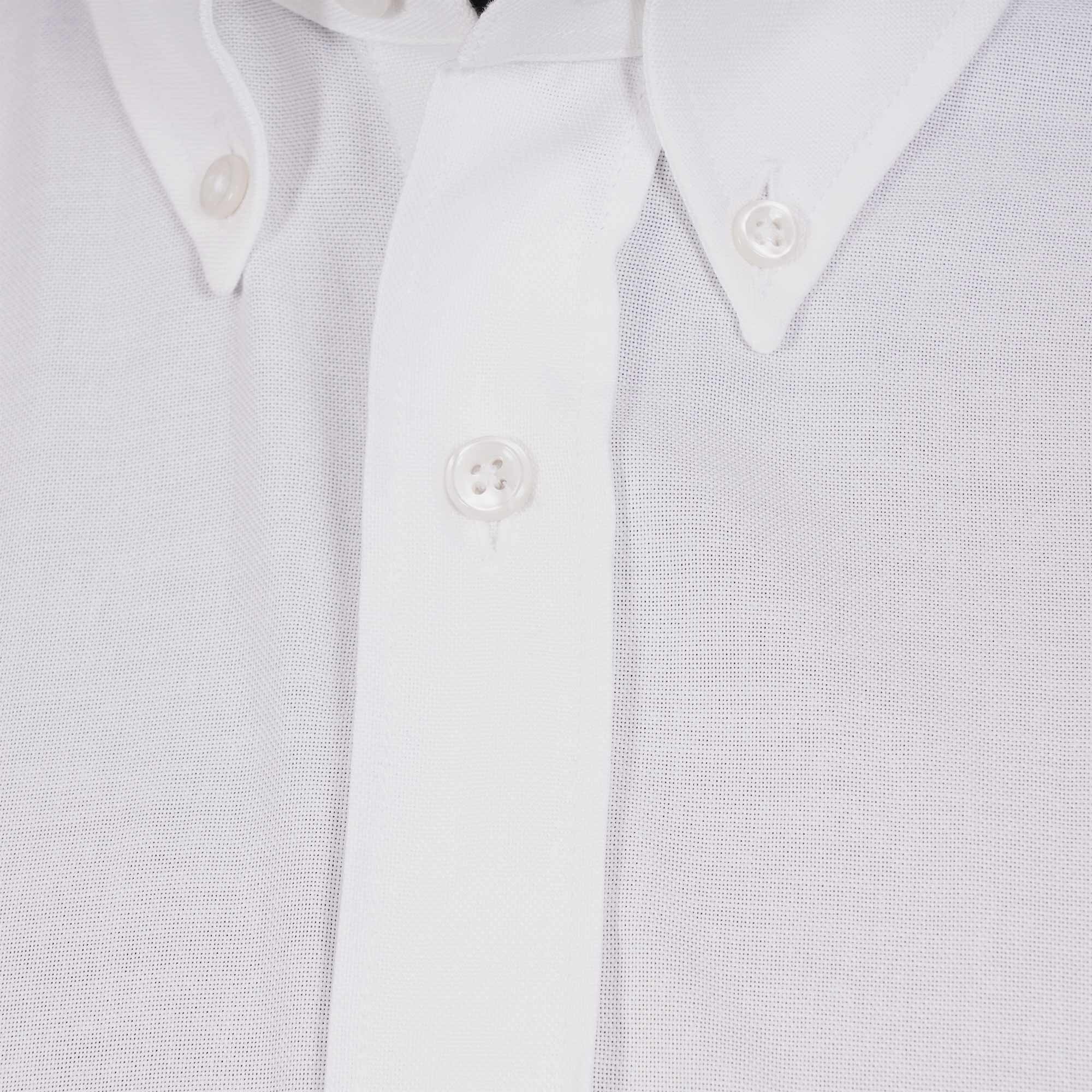None Of The Above Long Sleeve Button Down Shirt - White