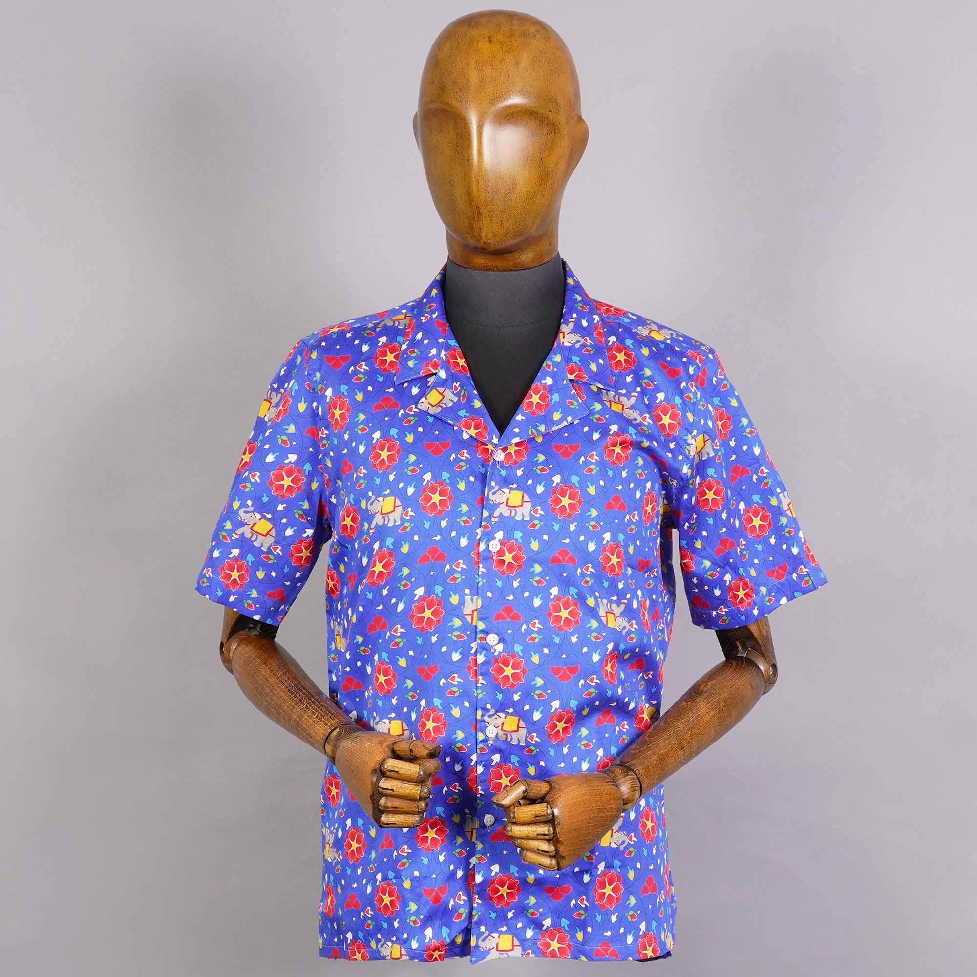 None Of The Above Camicia Bowling Shirt - Navy