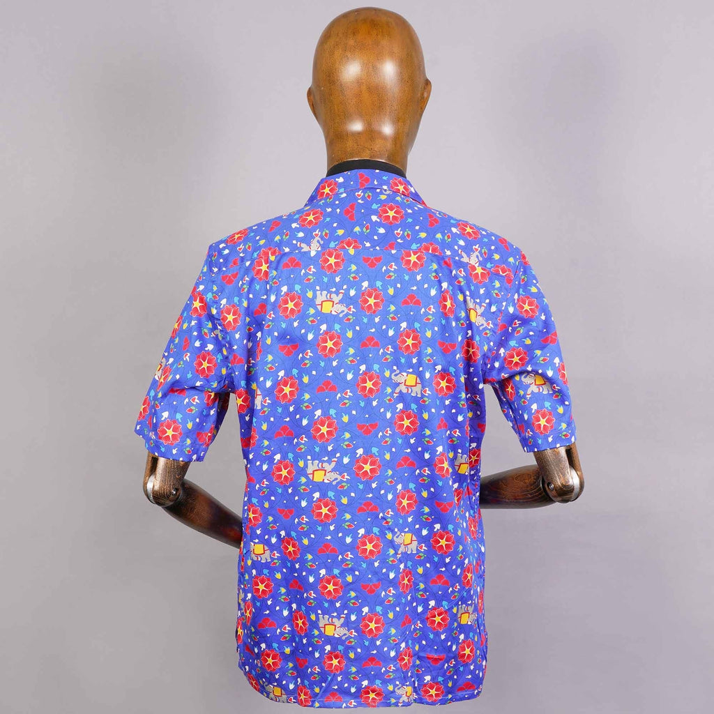None Of The Above Camicia Bowling Shirt - Navy