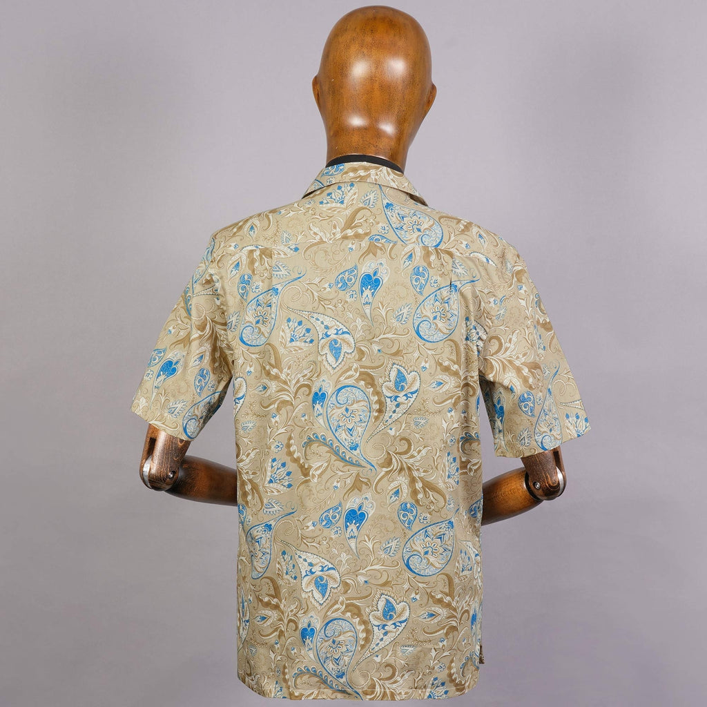 None Of The Above Camicia Bowling Shirt - Gold