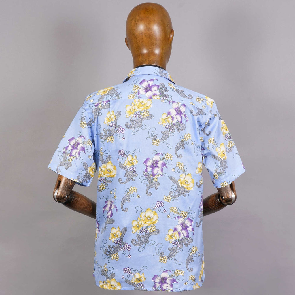 None Of The Above Camicia Bowling Shirt - Blue