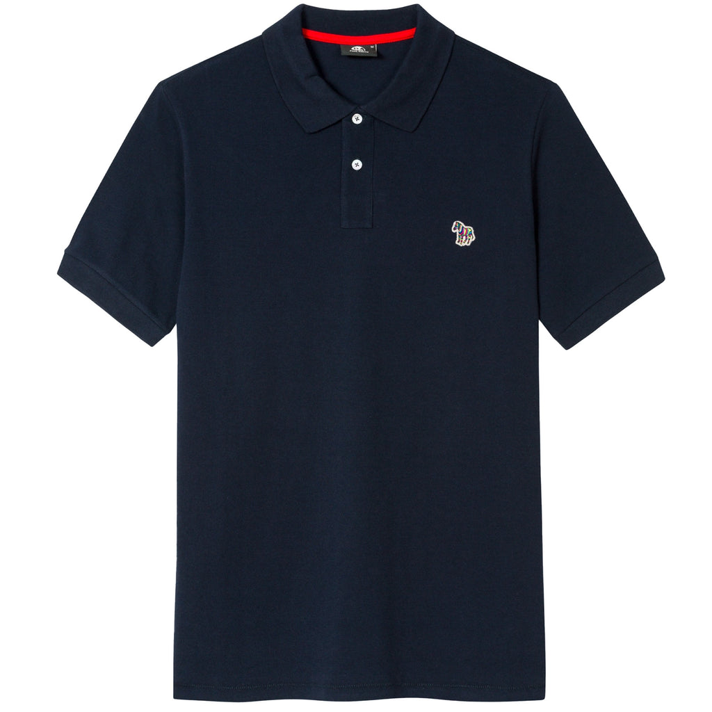 Paul Smith Cotton-Piqu  Zebra Polo Shirt - Dark Navy