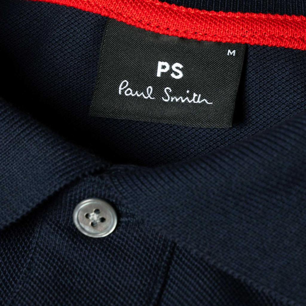 Paul Smith Cotton-Piqu  Zebra Polo Shirt - Dark Navy