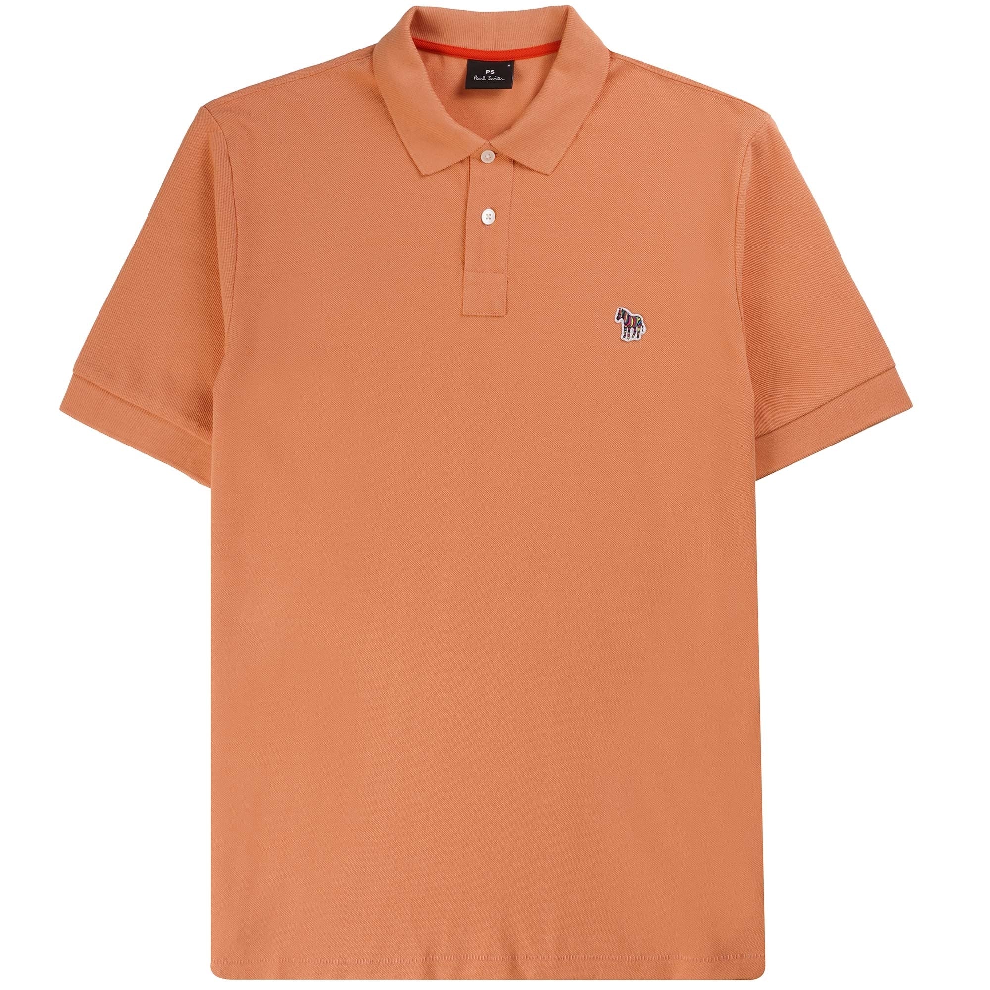 Paul Smith Zebra Logo Polo Shirt - Peach