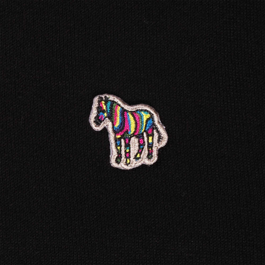 Paul Smith Knitted Zebra Logo T-Shirt - Black