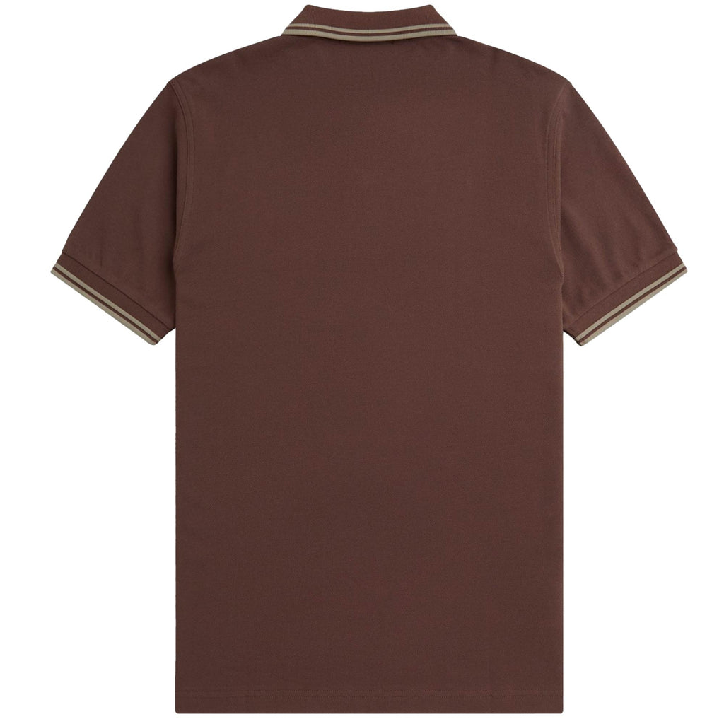 Fred Perry M3600 Twin Tipped Polo Shirt - Carrington Brick