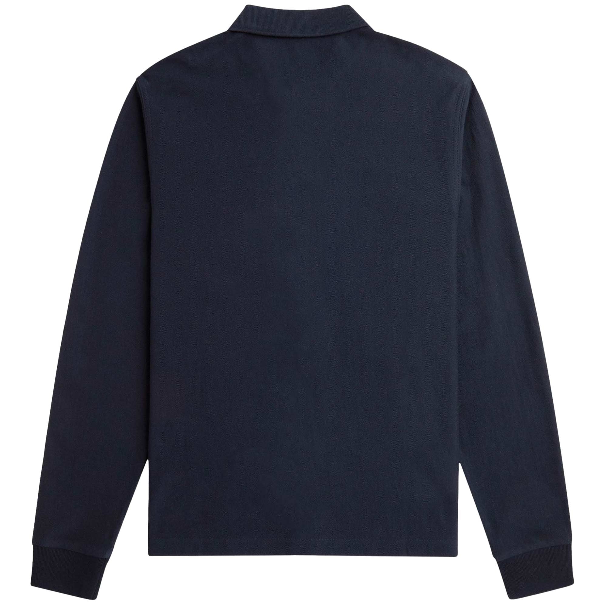 Fred Perry M7771 Gradient Stripe Long Sleeve Polo Shirt - Navy