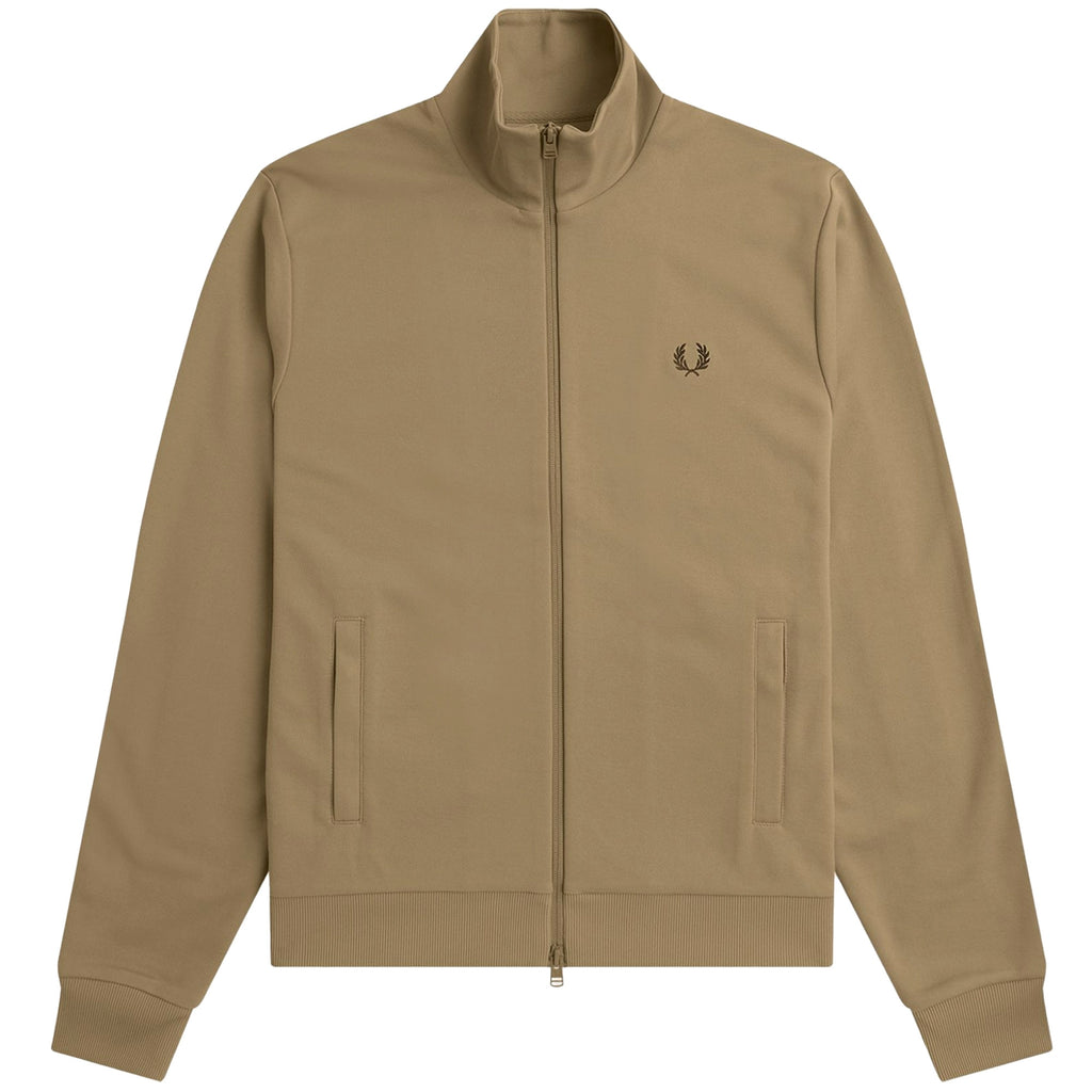 Fred Perry Tape Detail Track Jacket - Warm Stone