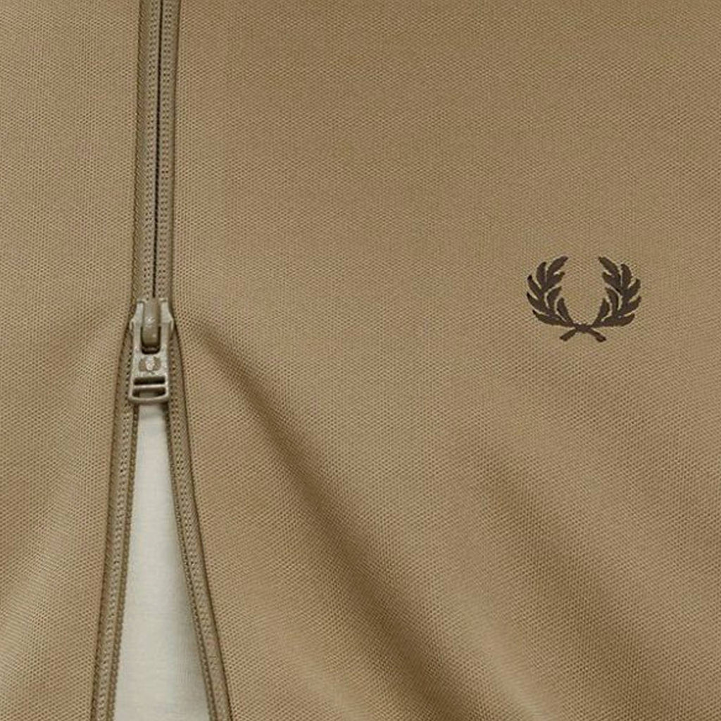 Fred Perry Tape Detail Track Jacket - Warm Stone