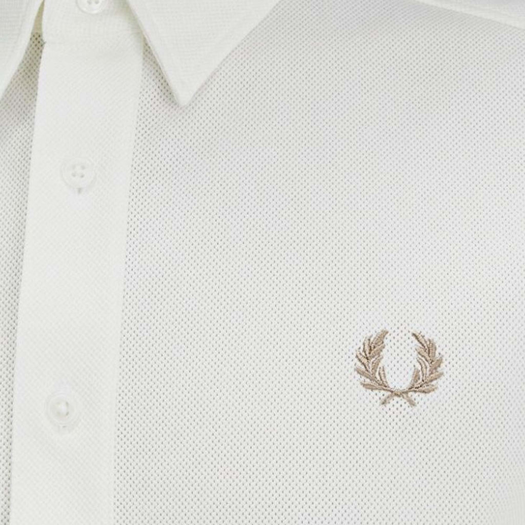 Fred Perry Pullover Shirt - Snow White