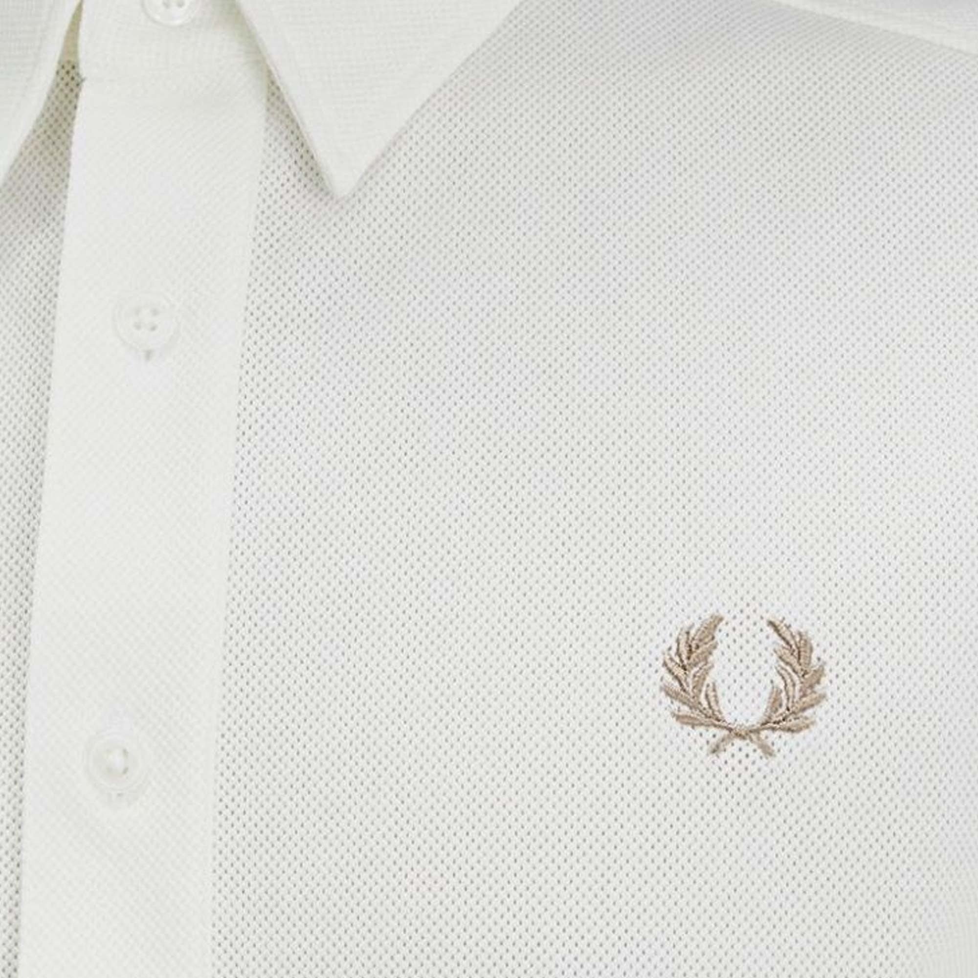 Fred Perry Pullover Shirt - Snow White