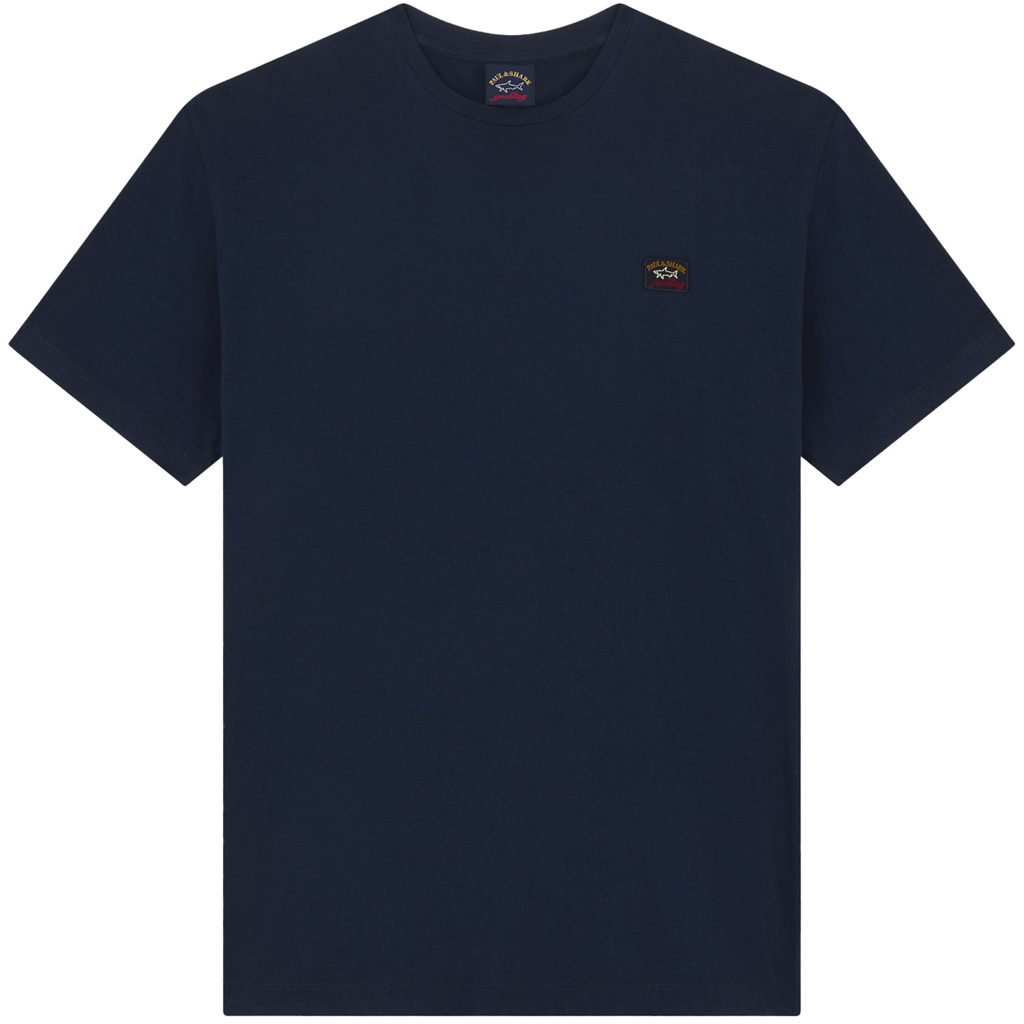 Paul and Shark Short Sleeve Cotton T-Shirt - Navy