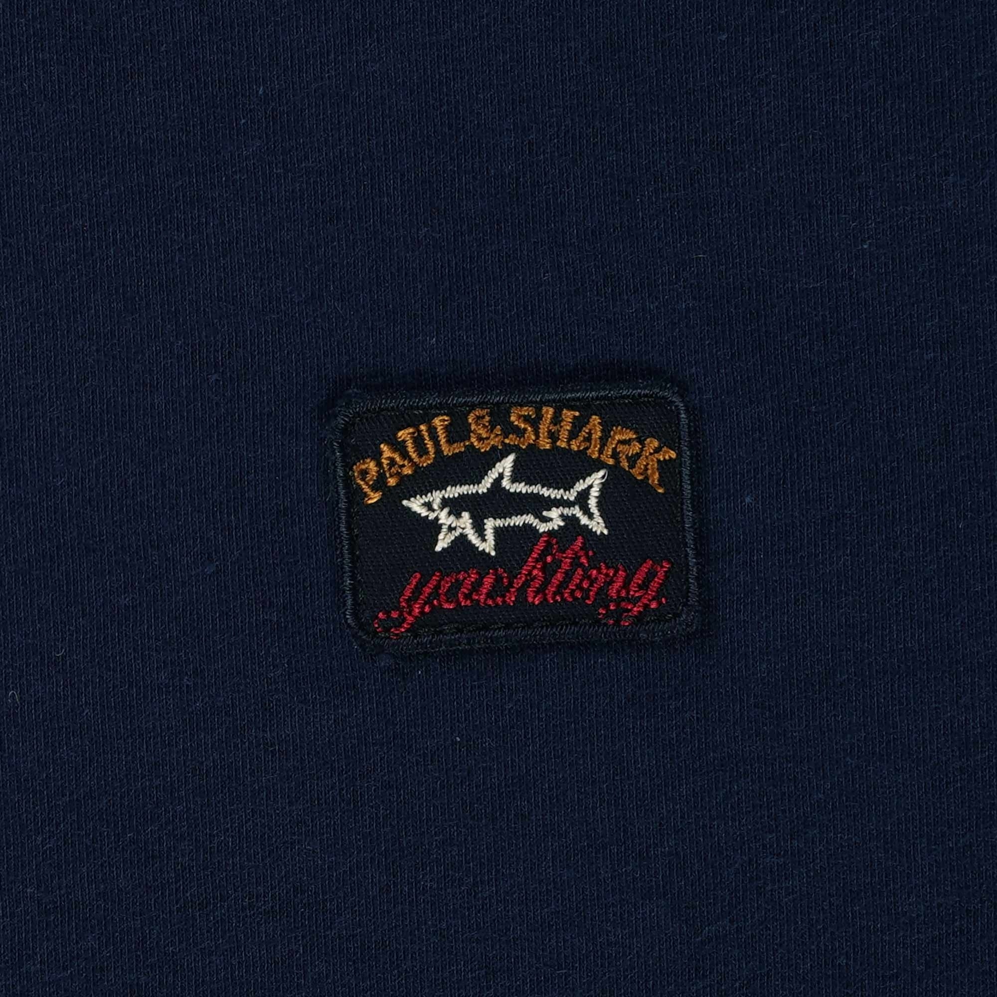 Paul and Shark Short Sleeve Cotton T-Shirt - Navy