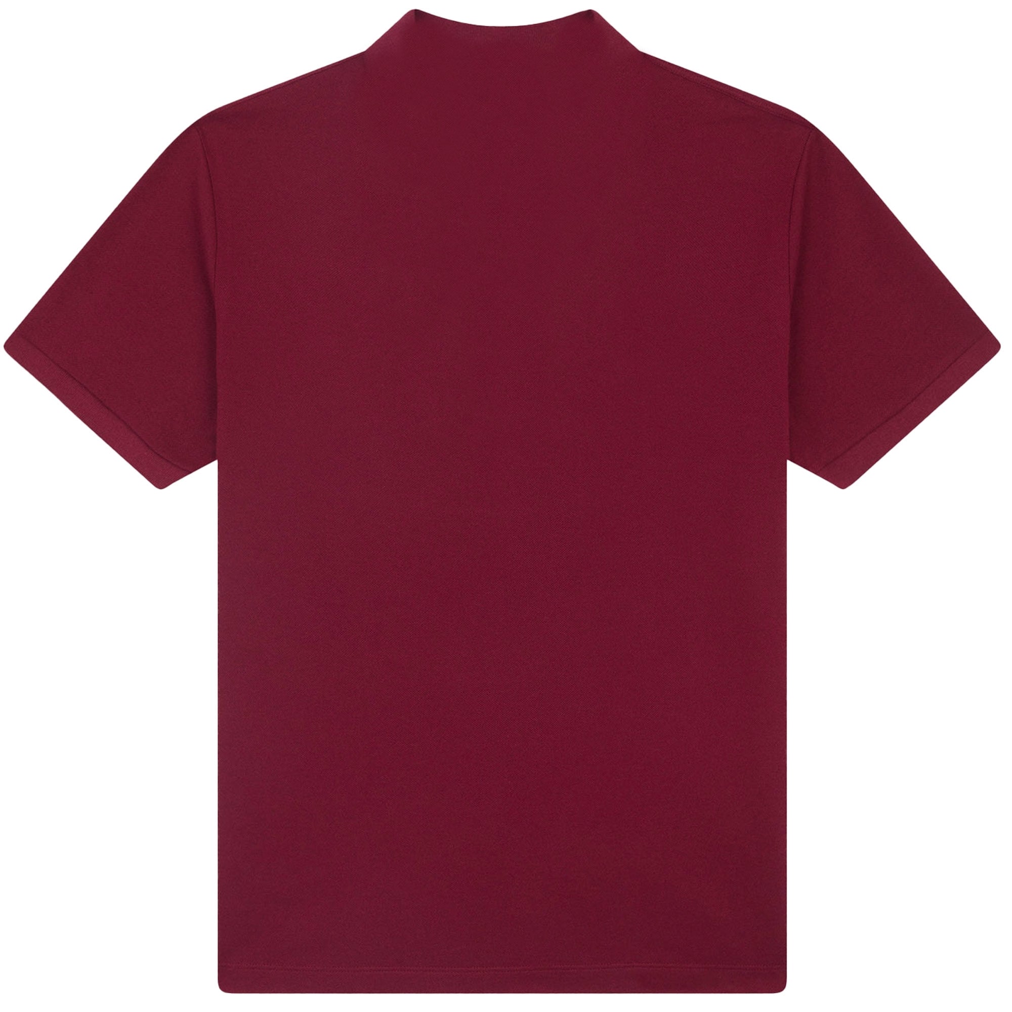 Paul and Shark Short Sleeve Cotton Polo Shirt - Burgundy