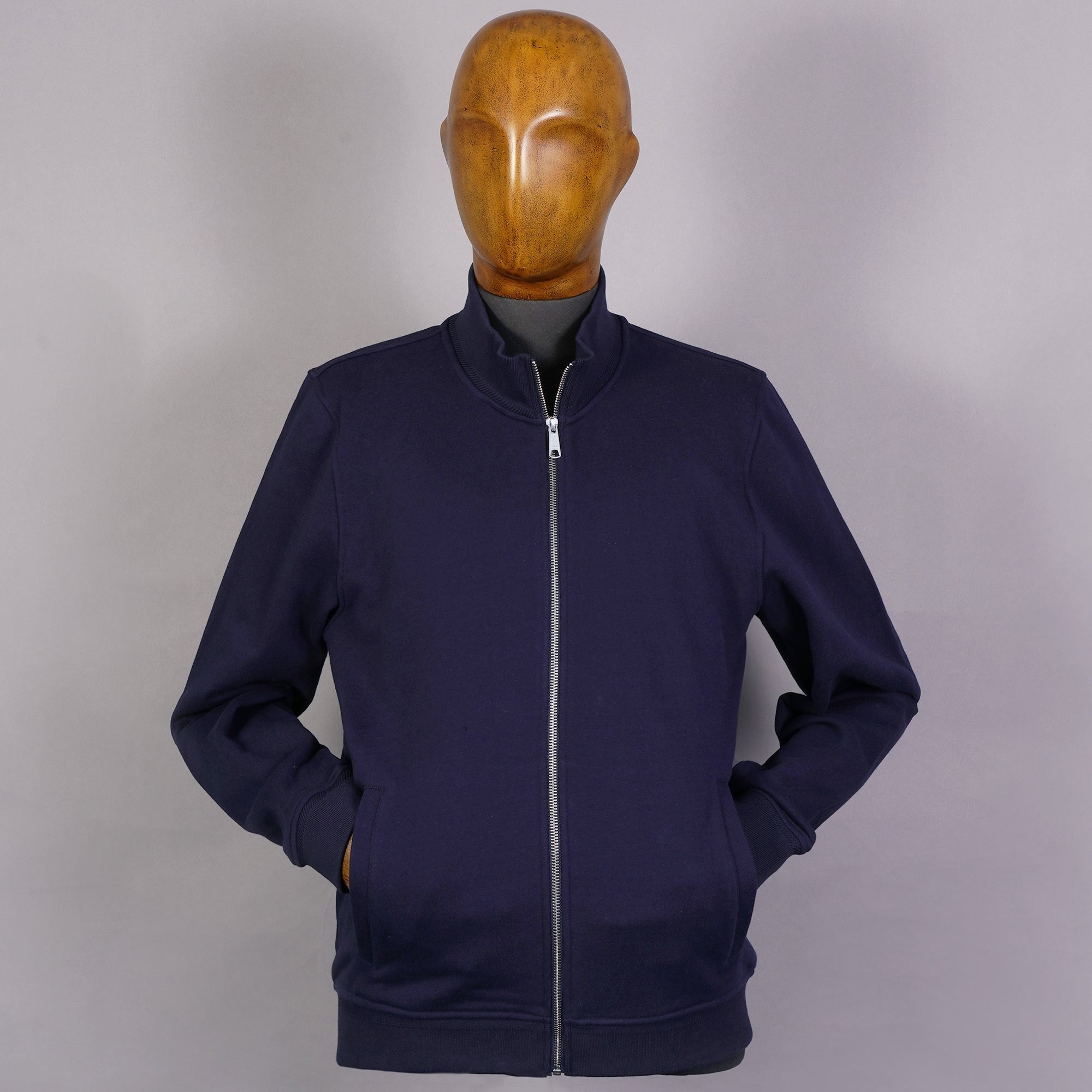None Of The Above Henry Track Top - Navy