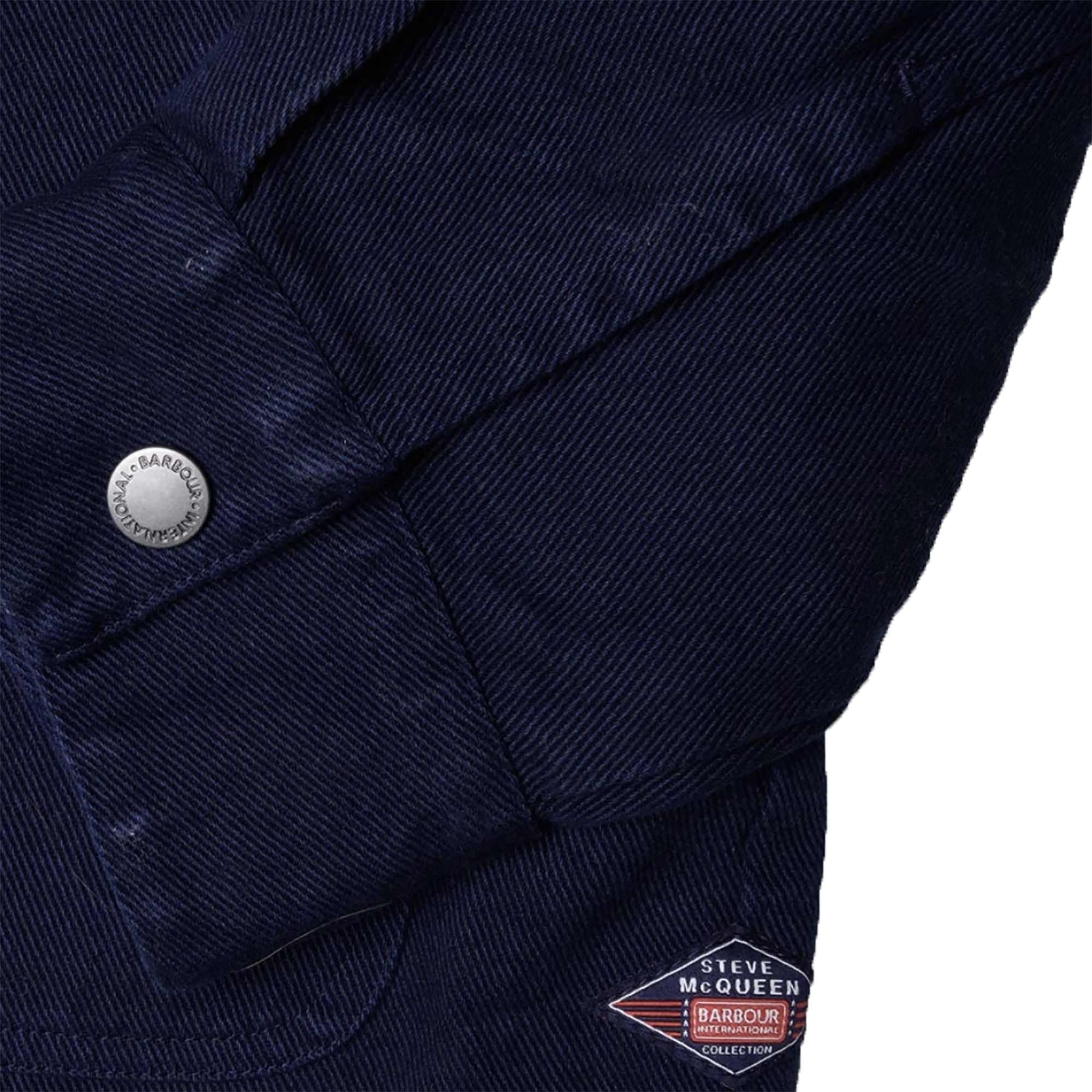 Barbour International Josh Overshirt - Dress Blue